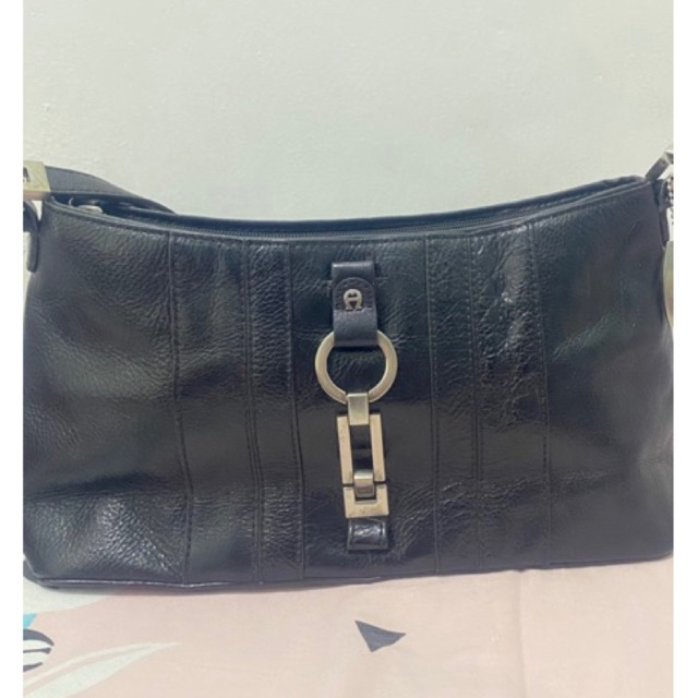 preloved Tas bahu Aigner Kulit Asli/ tas ketek kulit Asli
