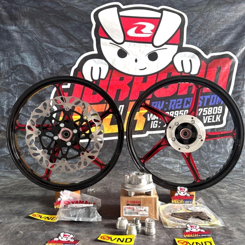 wheelset welset velg VND AK55 twotone model enkei pnp crf ninja cbr tiger sonic gtr klx dtracker nin