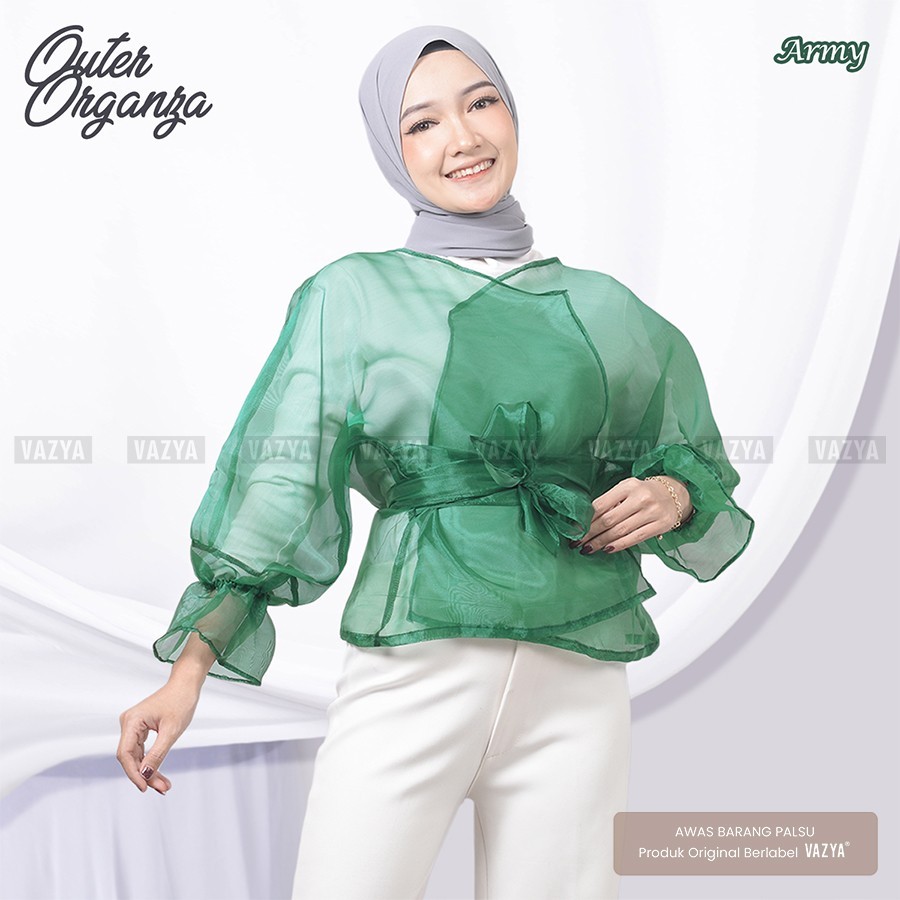 Outer Organza Outer Kondangan Outer Organza Lengan Balon