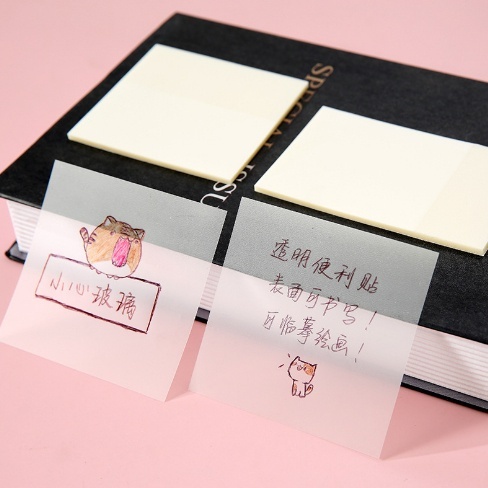 

Transparan Sticky Notes Tahan Air Isi 50 Lembar YB-0423