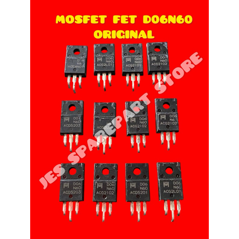 MOSFET FET D06N60 ORIGINAL