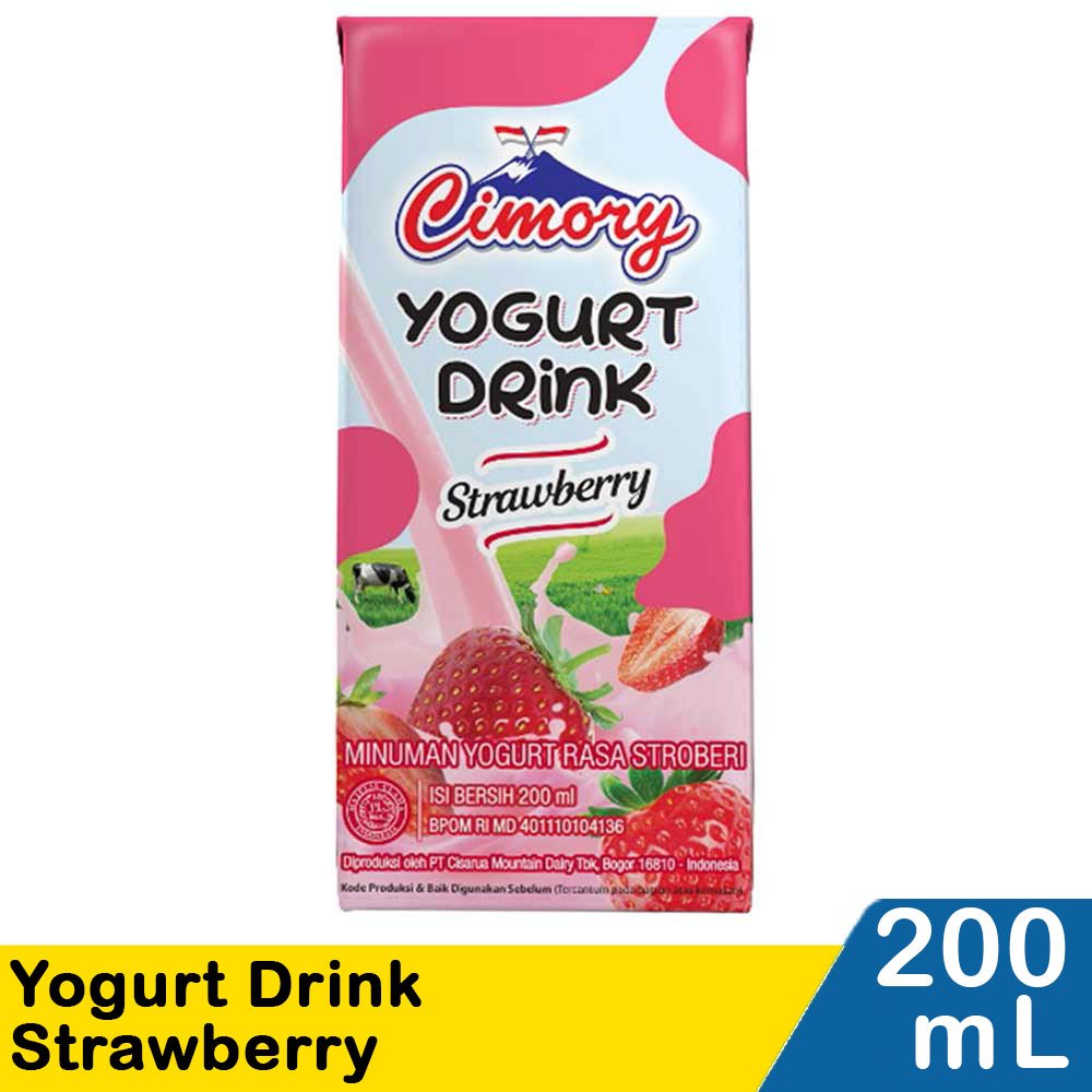 Cimory Yogurt Drink Strawberry 200mL