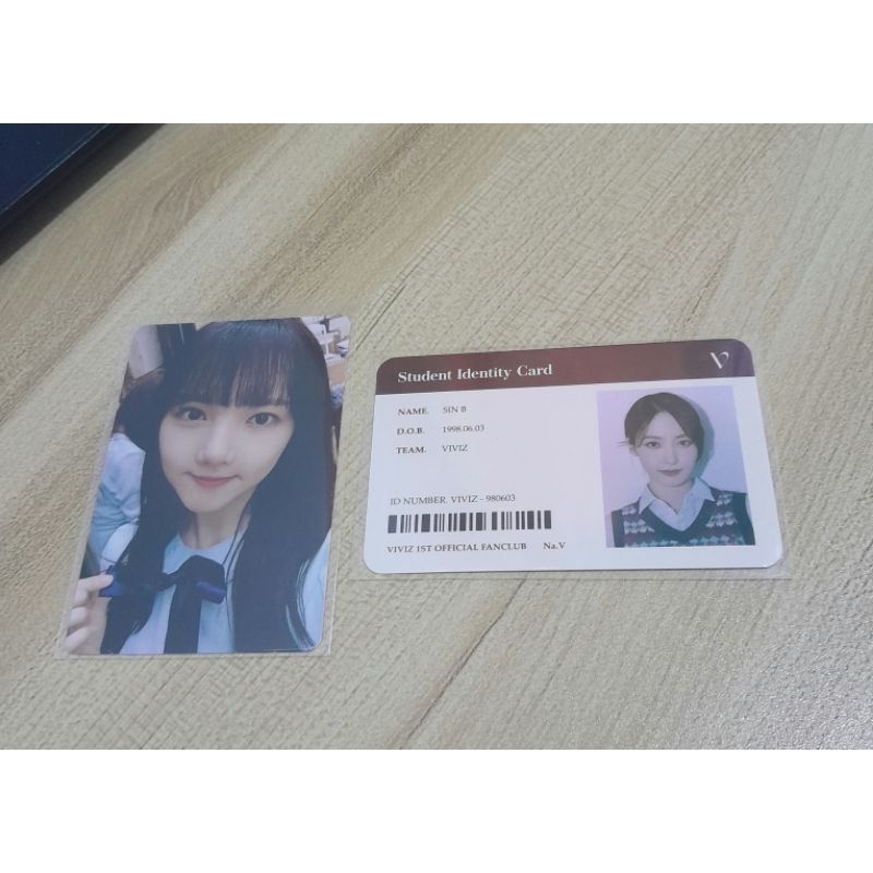 Yerin Sinb Viviz Gfriend Official Photocard