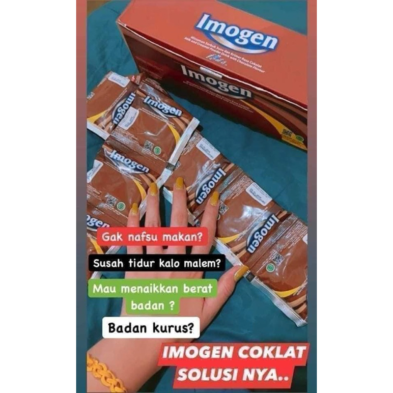 

IMOGEN COKLAT 14 Ribu Per 1 Saset