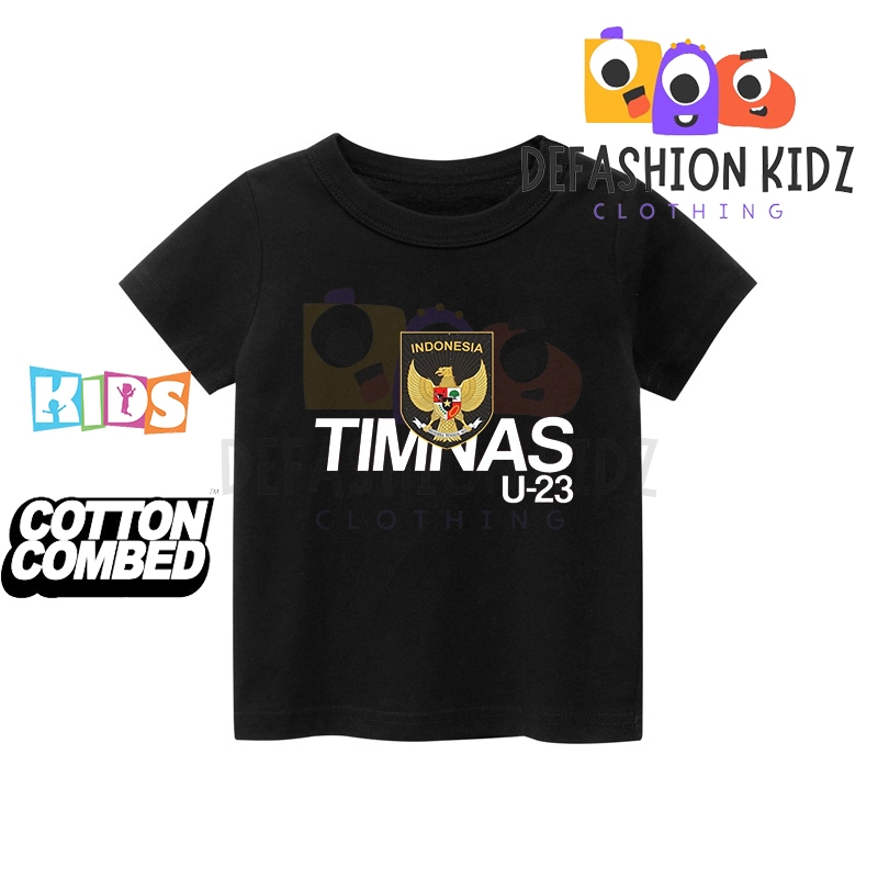 Baju TIMNAS INDONESIA U23 SQUAD INDONESIA BOLA INDONESIA Kaos Anak Distro Unisex anak laki-laki anak