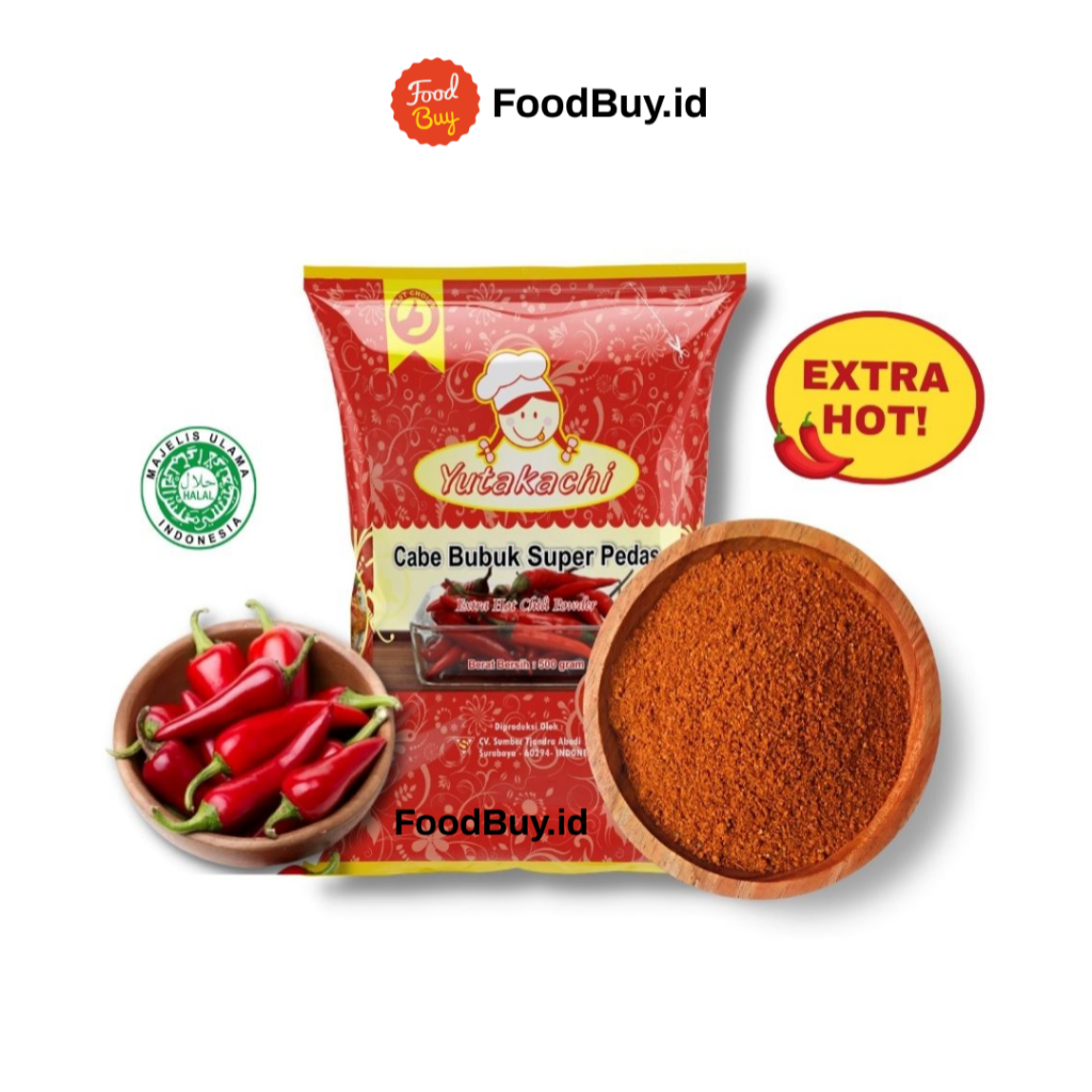 

Yutakachi Cabe Bubuk Super Pedas 500 gr