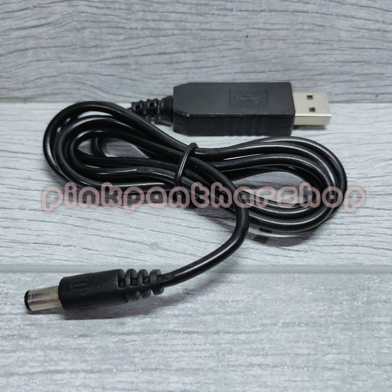 Adaptor Efek Gitar Bass USB 5V to 9V 1A Negative Center Pedal Adapter
