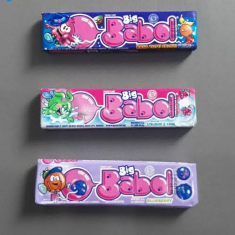 

permen karet big babol stick ecer