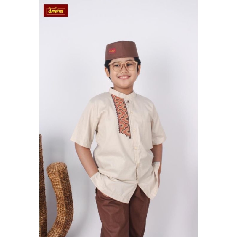 Dannis Koko Anak Lengan Pendek Tap 1206 Busana Muslim Anak Laki-Laki