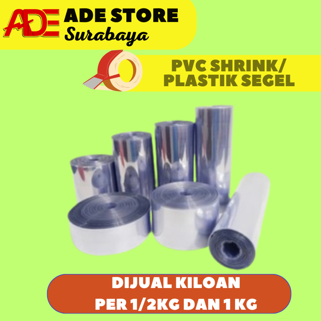 

Plastik Segel / Shrink Ukuran 7cm x 1/2kg