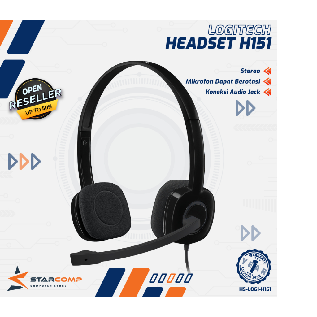 Logitech H151 Stereo Headset H 151