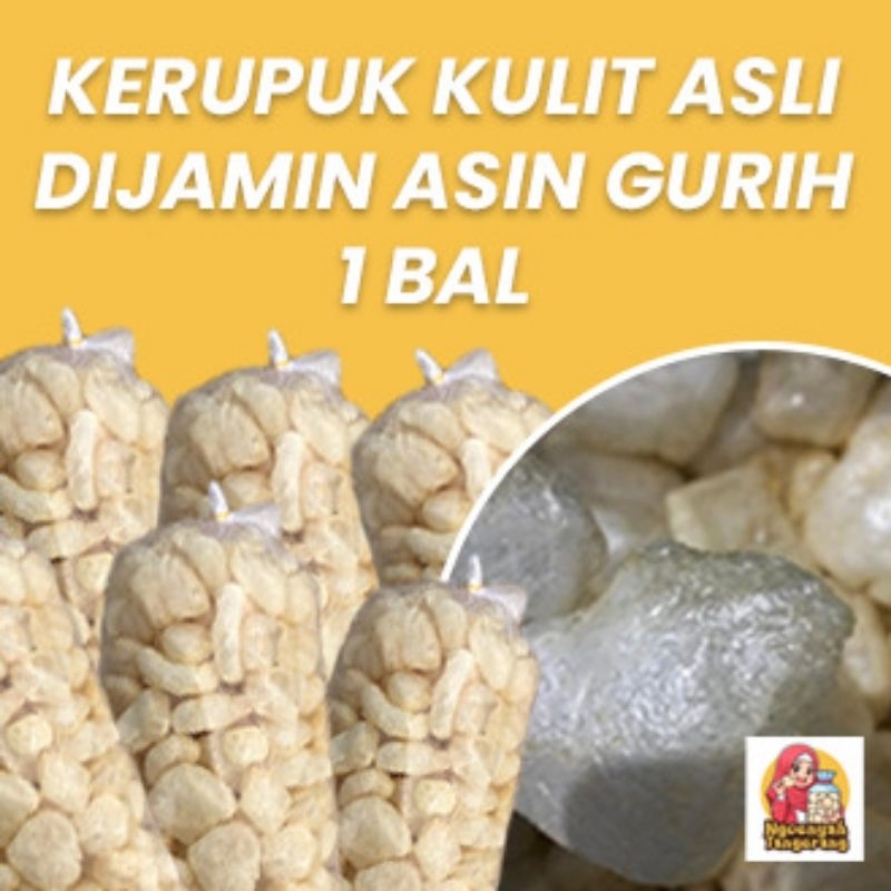 

500gr ± KERUPUK KULIT SAPI ASLI RAMBAK DIJAMIN ASIN GURIH RENYAH 1 BAL