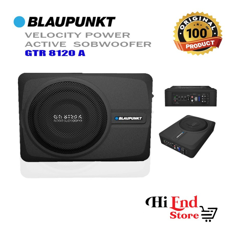 BLAUPUNKT Subwoofer Active GTR8120A /subwoofer aktif 8 Inch