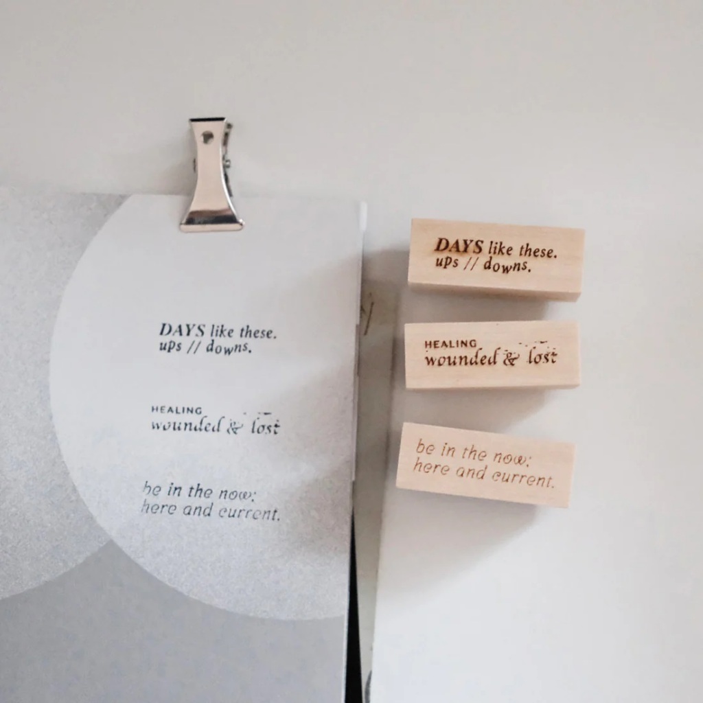 

Phavourite PC Rubber Stamp - Words to Heal