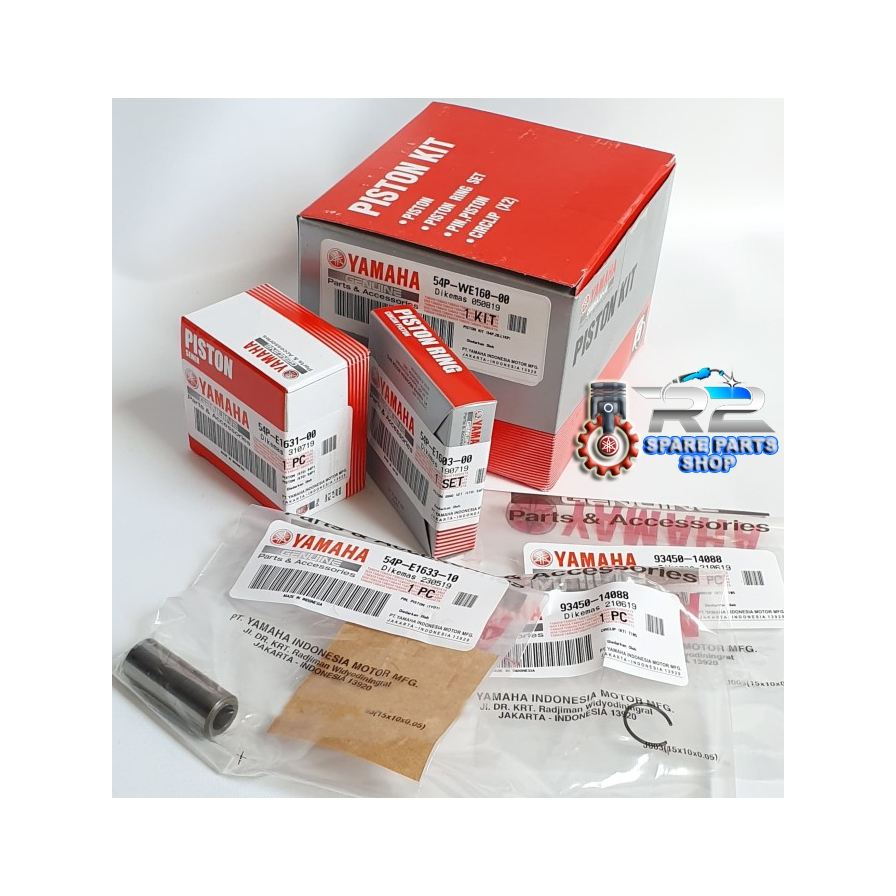 PISTON/SEHER & RING SET MIO-J, SOUL-GT, FINO FI (54P-WE160-00)