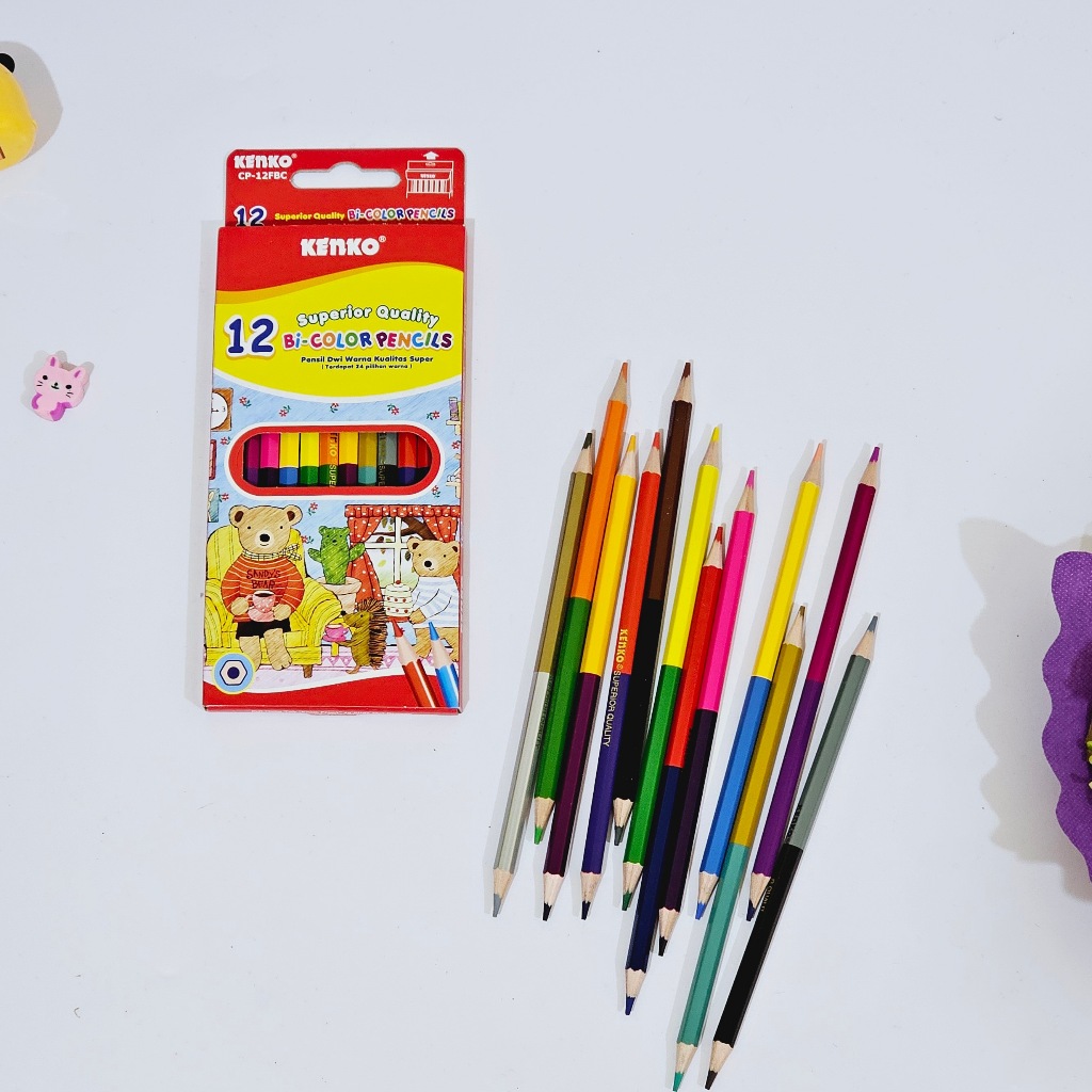 

MJ Pensil Warna KENKO 12-24 Warna CP-12FBC /Pensil Mewarnai