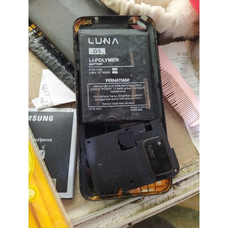 baterai+tutup blkng+tutup mesin (jual borongan SJ)tidak bisa ecer UTK HP LUNA G5 X PRO