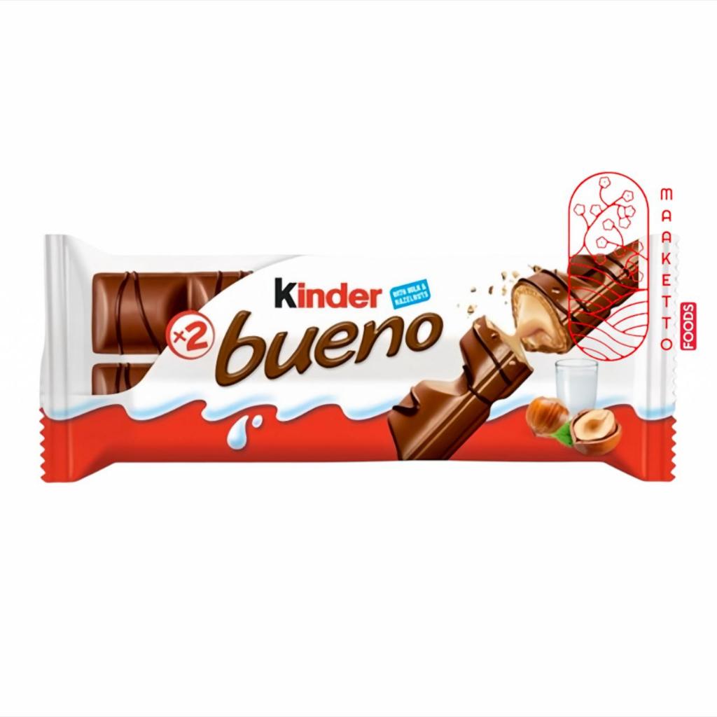 

Kinder Bueno Chocolate / Wafer Coklat Kinder Bueno / Cokelat Kinder Bueno 43gr