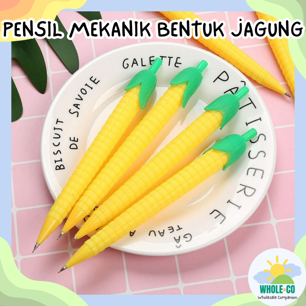 

Pensil Mekanik Bentuk Jagung Cetek Premium Alat Tulis Korea Aesthetic Lucu Unik Imut Termurah Cod