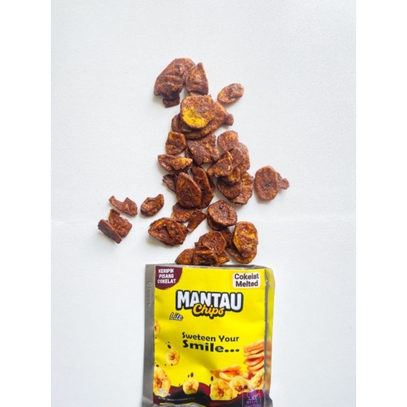 

Keripik pisang coklat melted