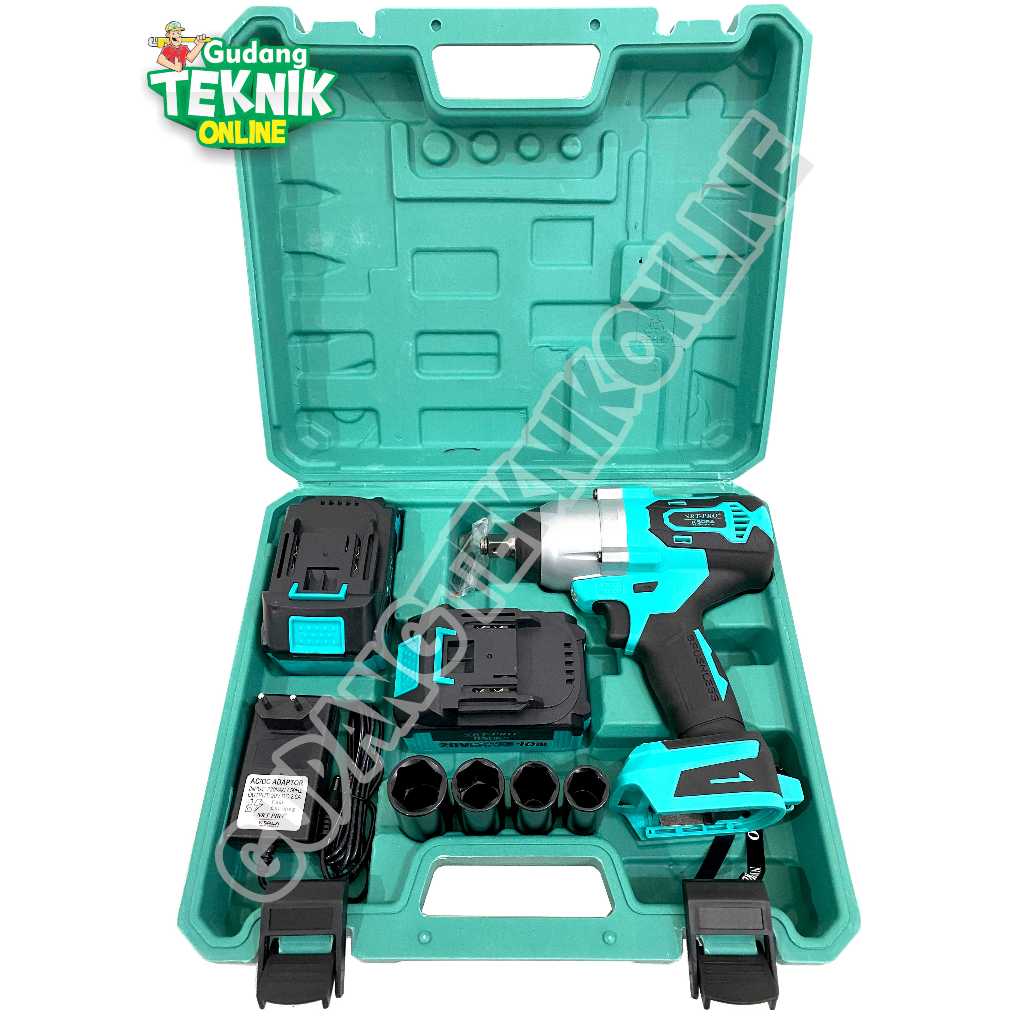 IMPACT WRENCH TX65 NRT PRO 20V CORDLESS / Mesin Pembuka Buka Pengencang Baut BATERAI BATERY 20 Volt 