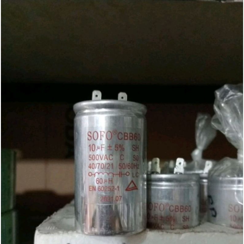 Kapasitor capasitor 10 UF 500vac