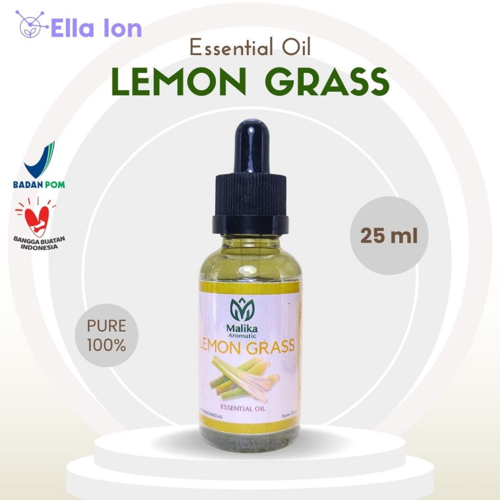 Essential Oil 25 Ml Lemon Grass / Essential Oil / Aromaterapi / Aromatherapy Oil / Oil Essential Aro