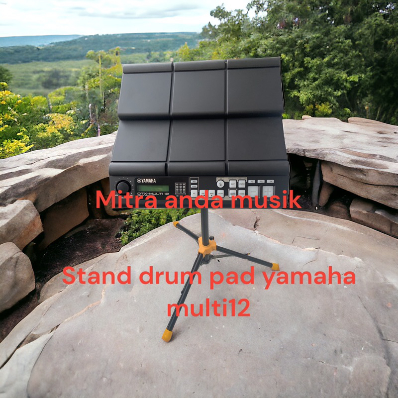 Stand drum pad yamaha multi12 yamaha dtxm12 multi 12 drum pad