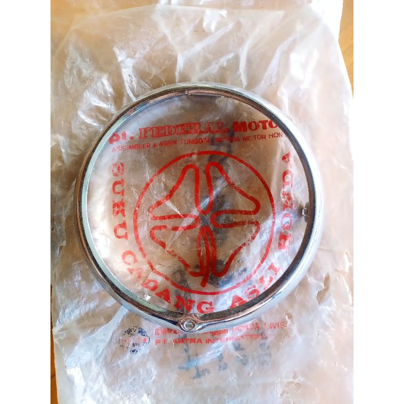 Ring Lampu Bulet Honda GL 100 GL 125 tahun tua Ring Lampu headlamp Tahun tua Honda GL100 GL125 XL125