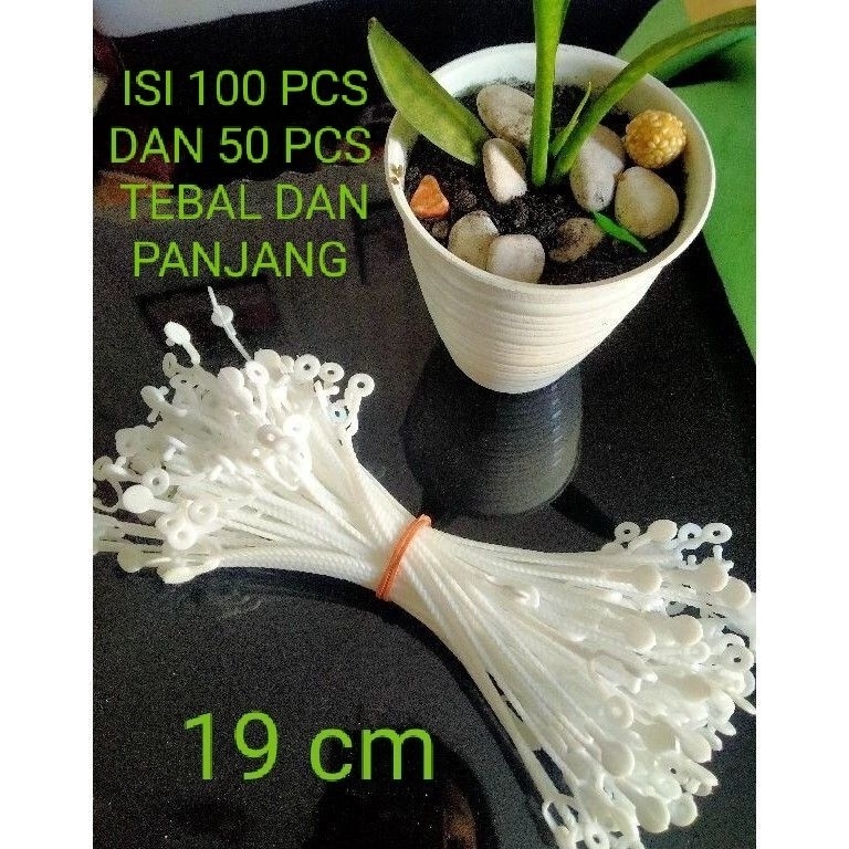 

NYO282 Terbaru TALI PLINTIR TALI PLASTIK tali jinjing snack 19cm grade A isi 1 pcs