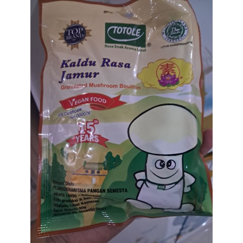 

Totole Kaldu Jamur 80 g