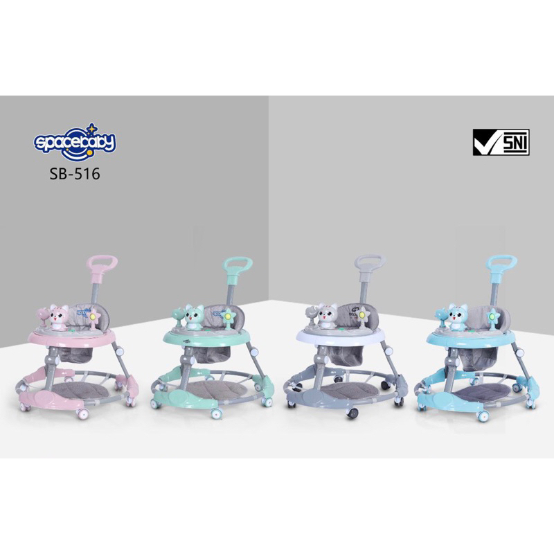 Space Baby Walker SB 512 NEW Dorongan Ibu Walker SB 511 513 516 Walker Bayi Murah