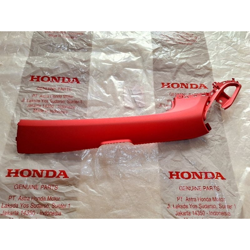 cover under L side underside kiri cover kiri bawah scoopy new 2021-2024 merah dof original