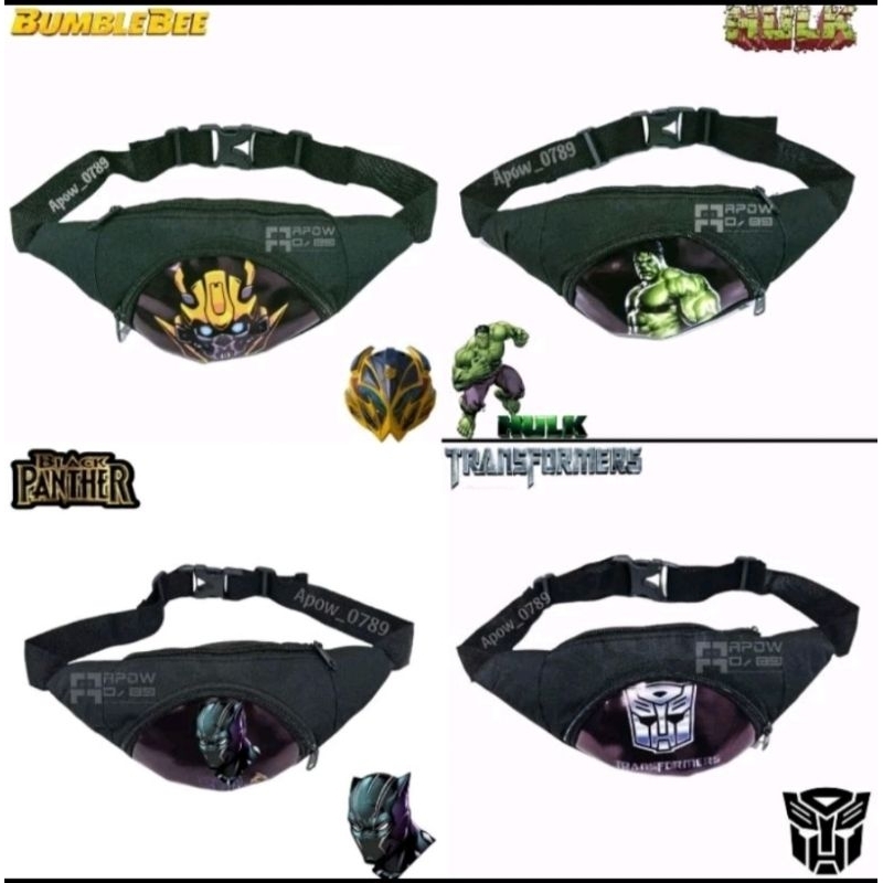 tas pinggang anak/ tas selempang anak laki laki 2 tahun