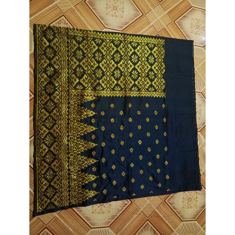 Tenun Songket Melayu Bengkalis Riau Motif Pucuk Rebung