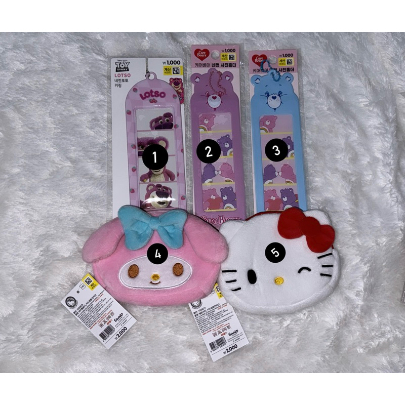 DAISO KOREA JASTIP / Kolbuk / 4 strip collect book / Binder / Sleeve daiso / Sanrio My Melody Pouch,