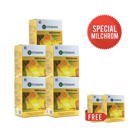 Vitayang Milchrom Suplemen Diabetes Resistensi Insulin Gula Darah Tinggi 5 Box Milchrom Free 2 Box M