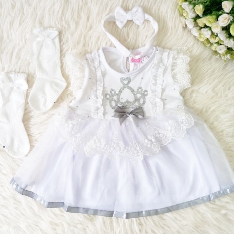 Diskon Untung  Baju Dress Bayi Aqiqah Baptis Pesta Bayi Perempuan Dress Aqiqah Bayi Dress Baptis Bay
