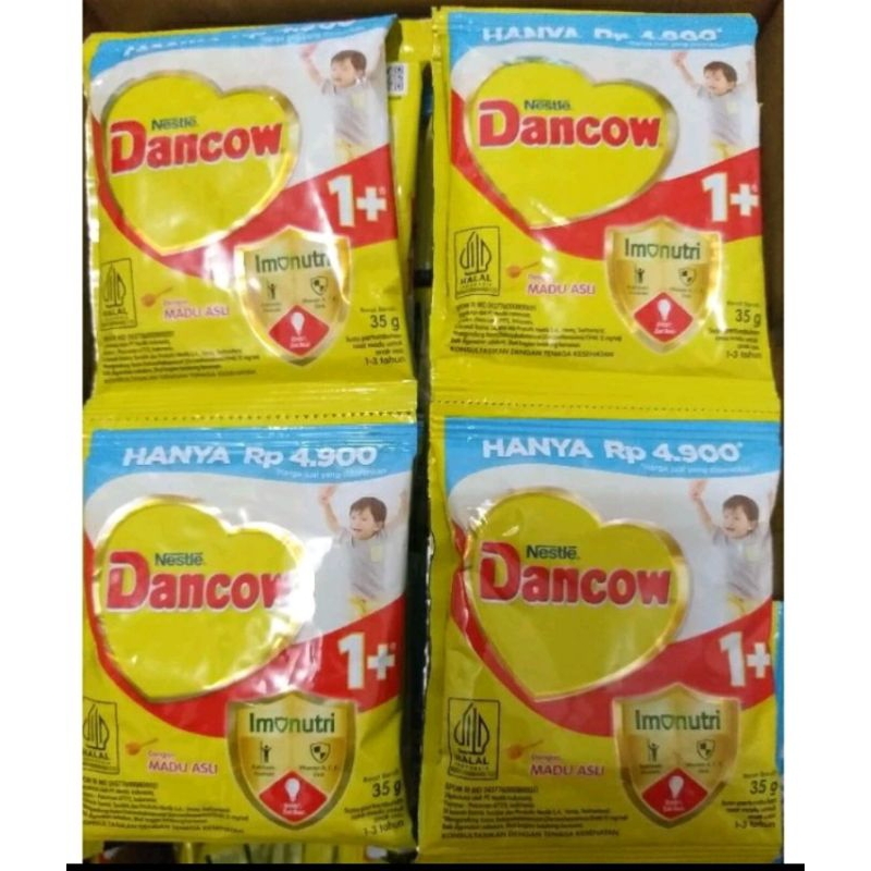 

Dancow Putih 1+ Madu Sachet 1 renceng isi 8