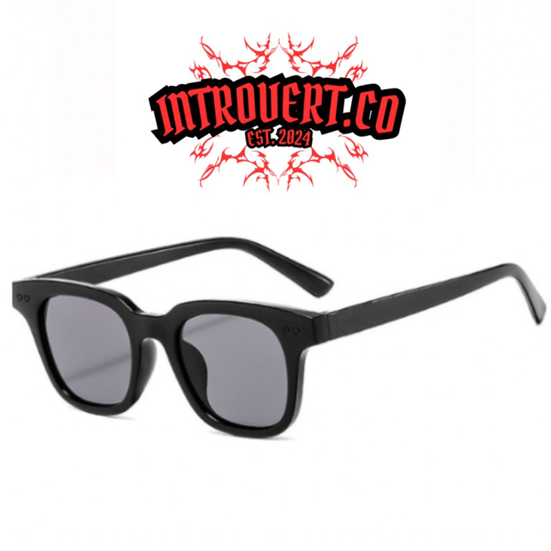 Kacamata vincent - Black black lens