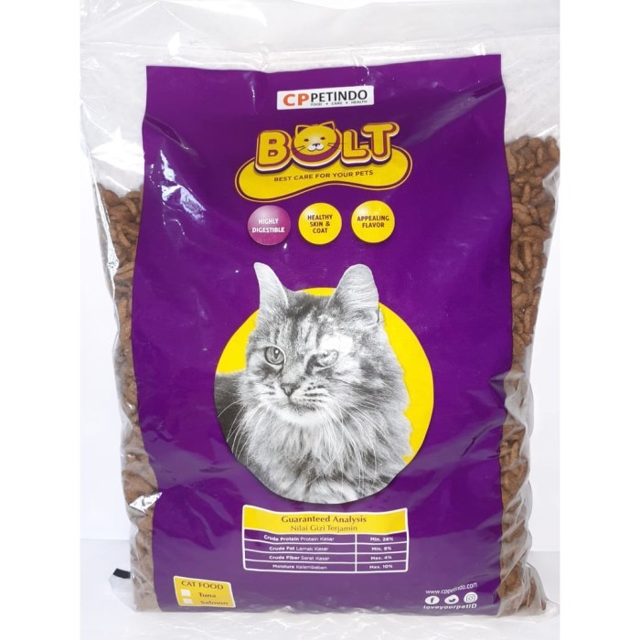 PAKAN KUCING BOLT MURAH REPACK Makanan kucing dewasa