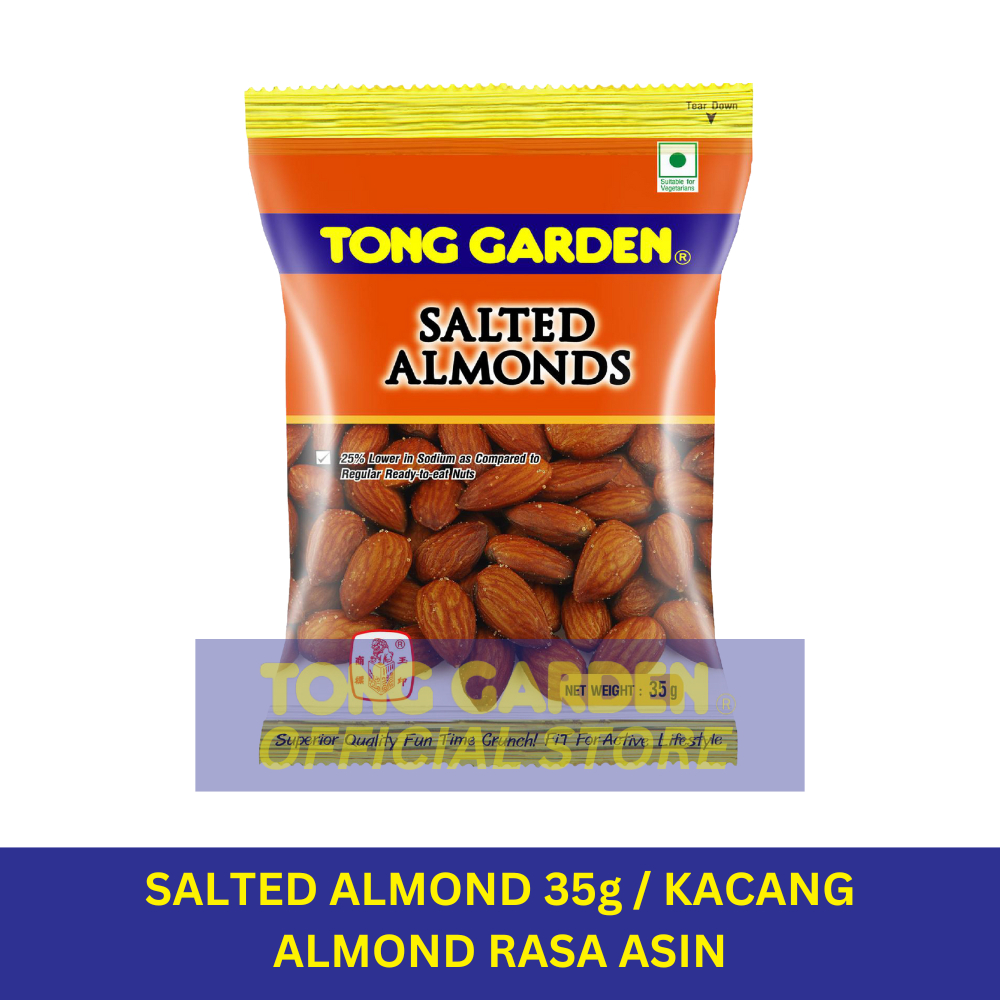 

Tong Garden Salted Almond 35 g - Kacang Almond Asin 35 g