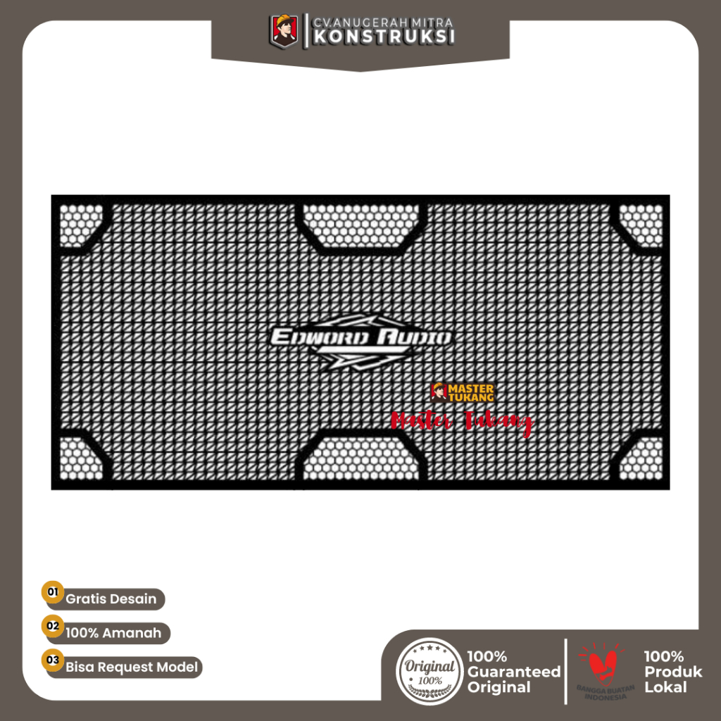 MASTER TUKANG - Grill sound Cutting Bebas Ram Besi Grill Besi Speaker Sound System Eceran