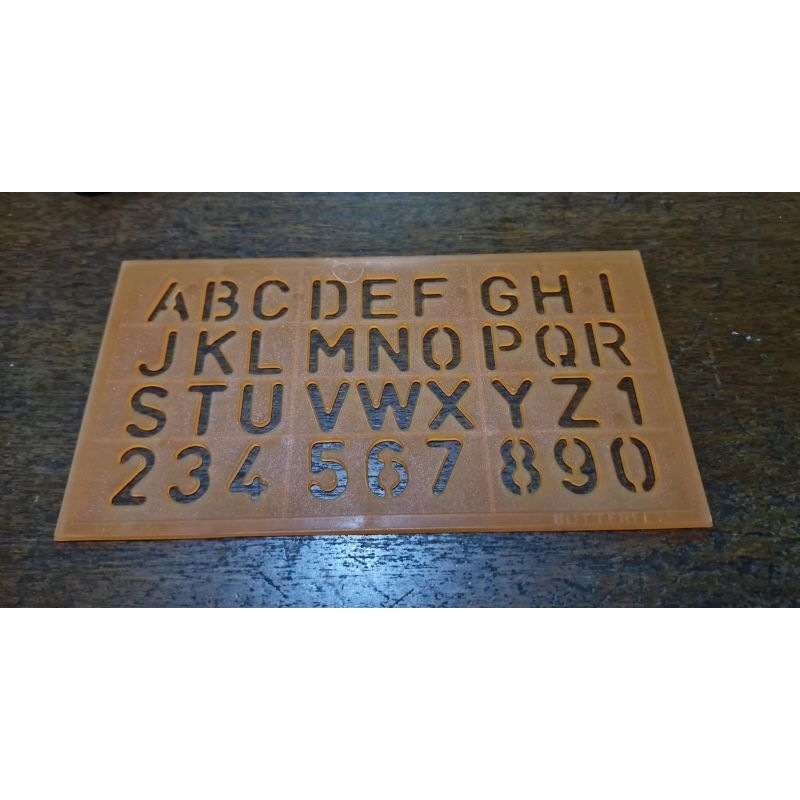 

MISTAR ABJAD ANGKA HA-250 BUTTERFLY / MISTAR SABLON HA 250 19CM X 10CM