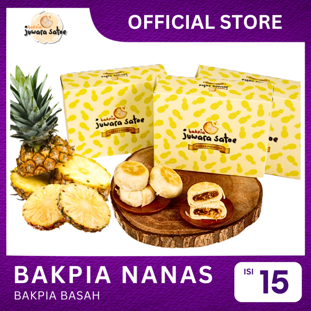 

[ ISI 15 ] BAKPIA BASAH NANAS - JUWARA SATOE KHAS JOGJA