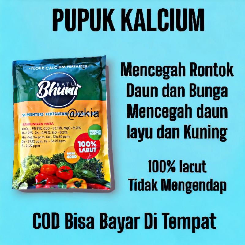 Pupuk kalsium ratu bhumi 1kg cegah rontok harga special