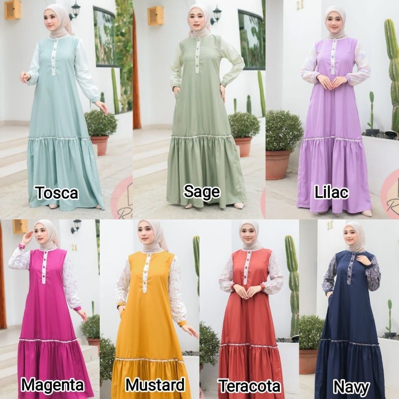 ♥️Ainun Dress RORIS♥️