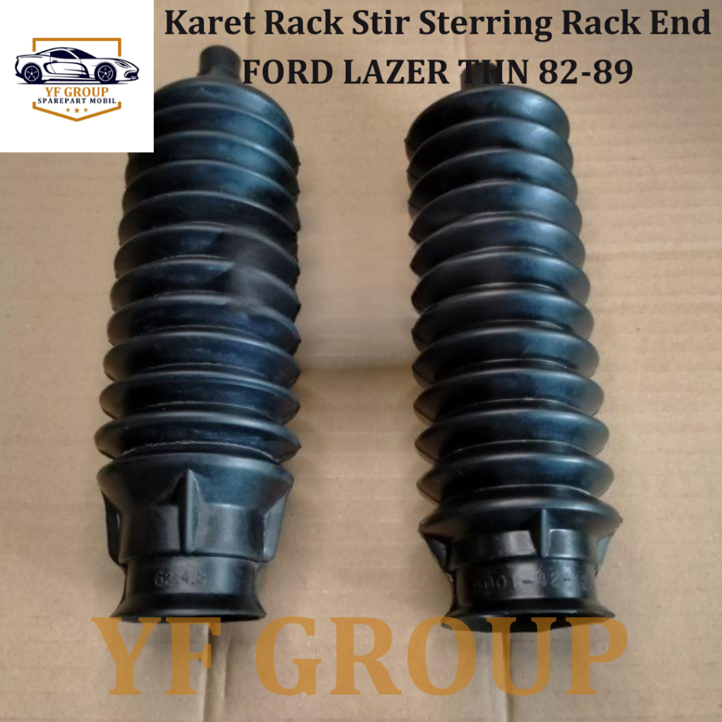 SPAREPART MOBIL Karet Rack Stir Sterring Rack End FORD LASER THN 82-89