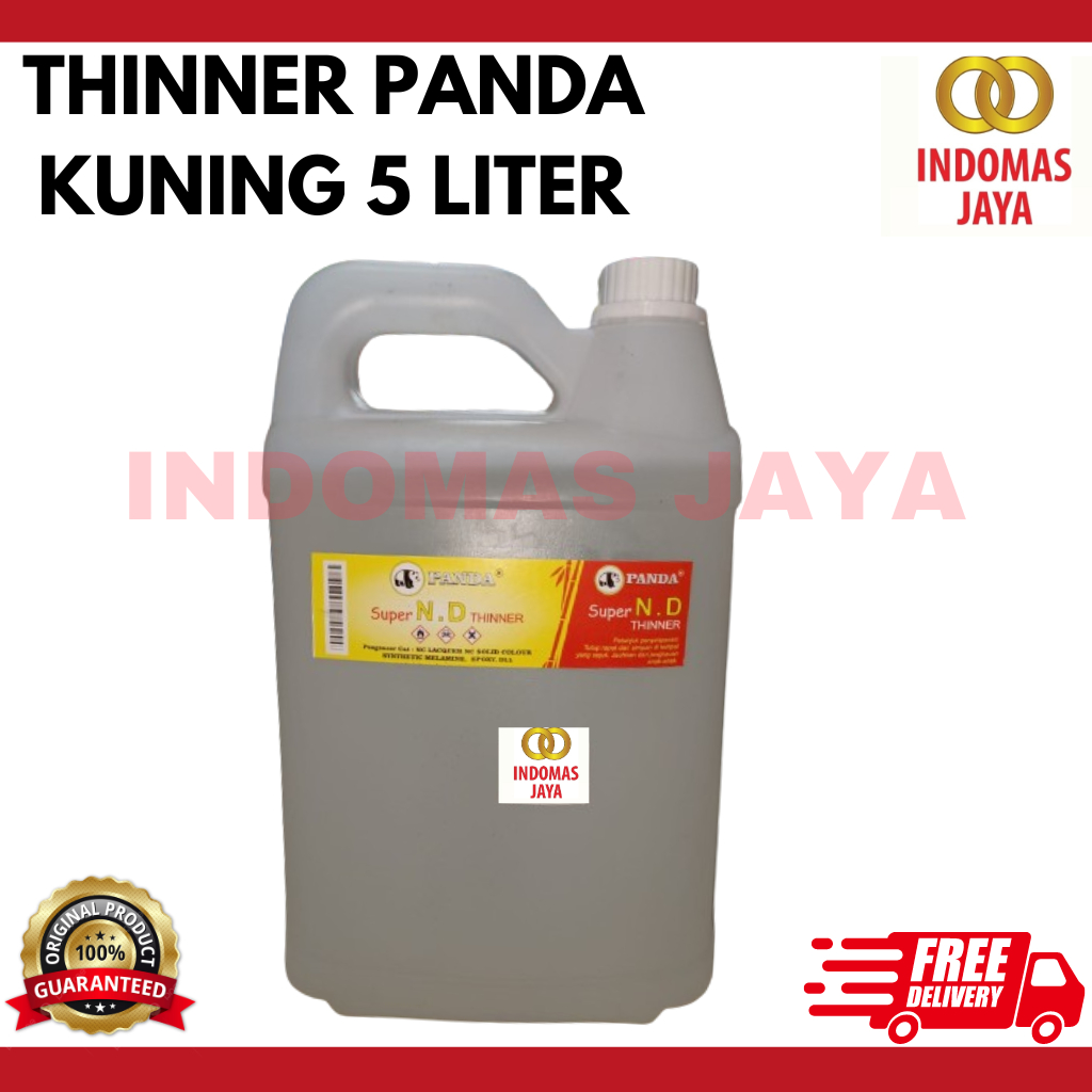 THINNER PANDA KEN KUNING 5 LITER - SUPER N.D TINNER