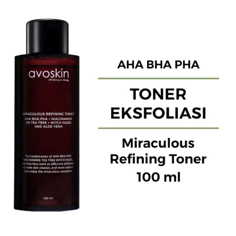 avoskin refining toner eksfoliasi